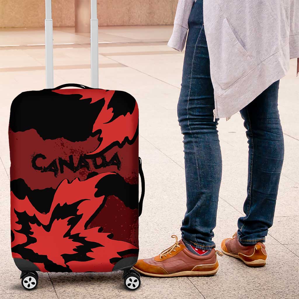 Canada Maple Leaf Luggage Cover Unique Style Red Version DT05