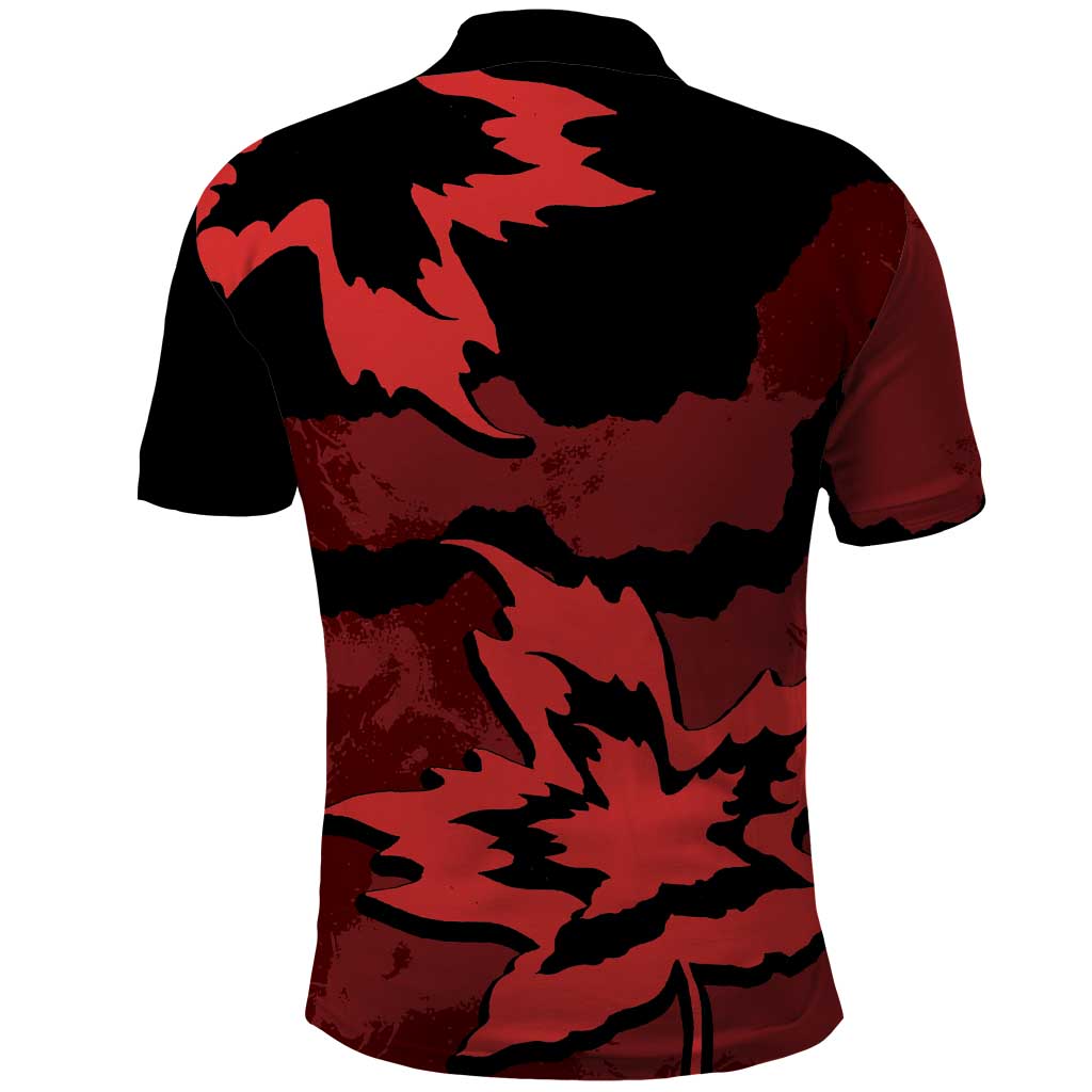 Canada Maple Leaf Polo Shirt Unique Style Red Version DT05
