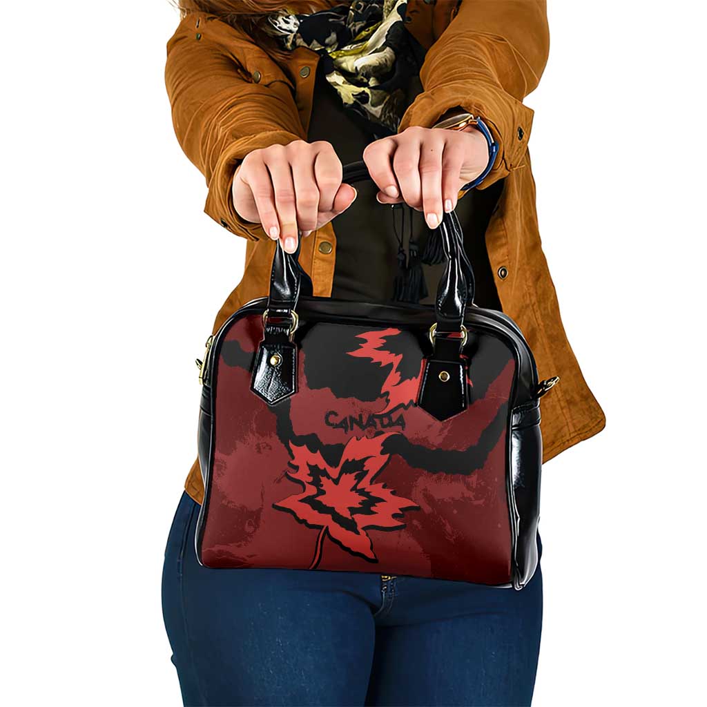 Canada Maple Leaf Shoulder Handbag Unique Style Red Version DT05