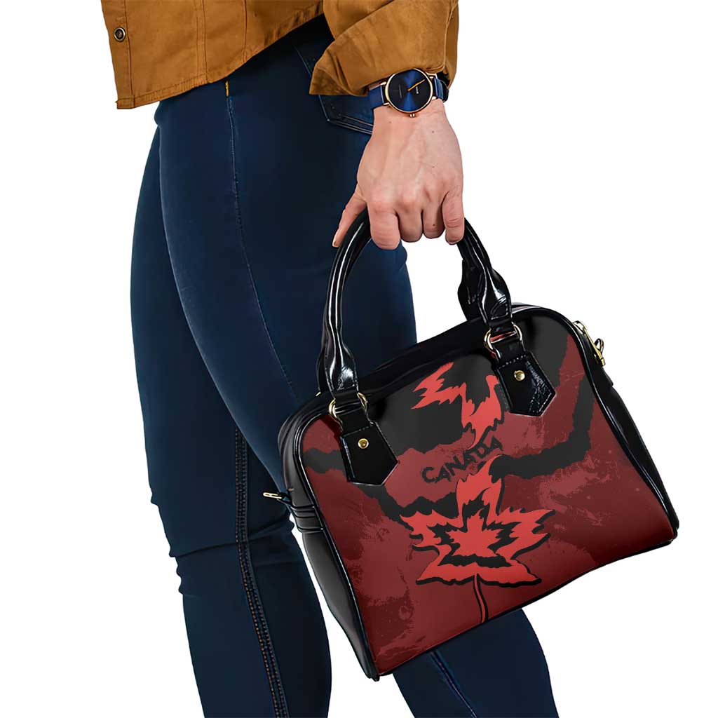 Canada Maple Leaf Shoulder Handbag Unique Style Red Version DT05