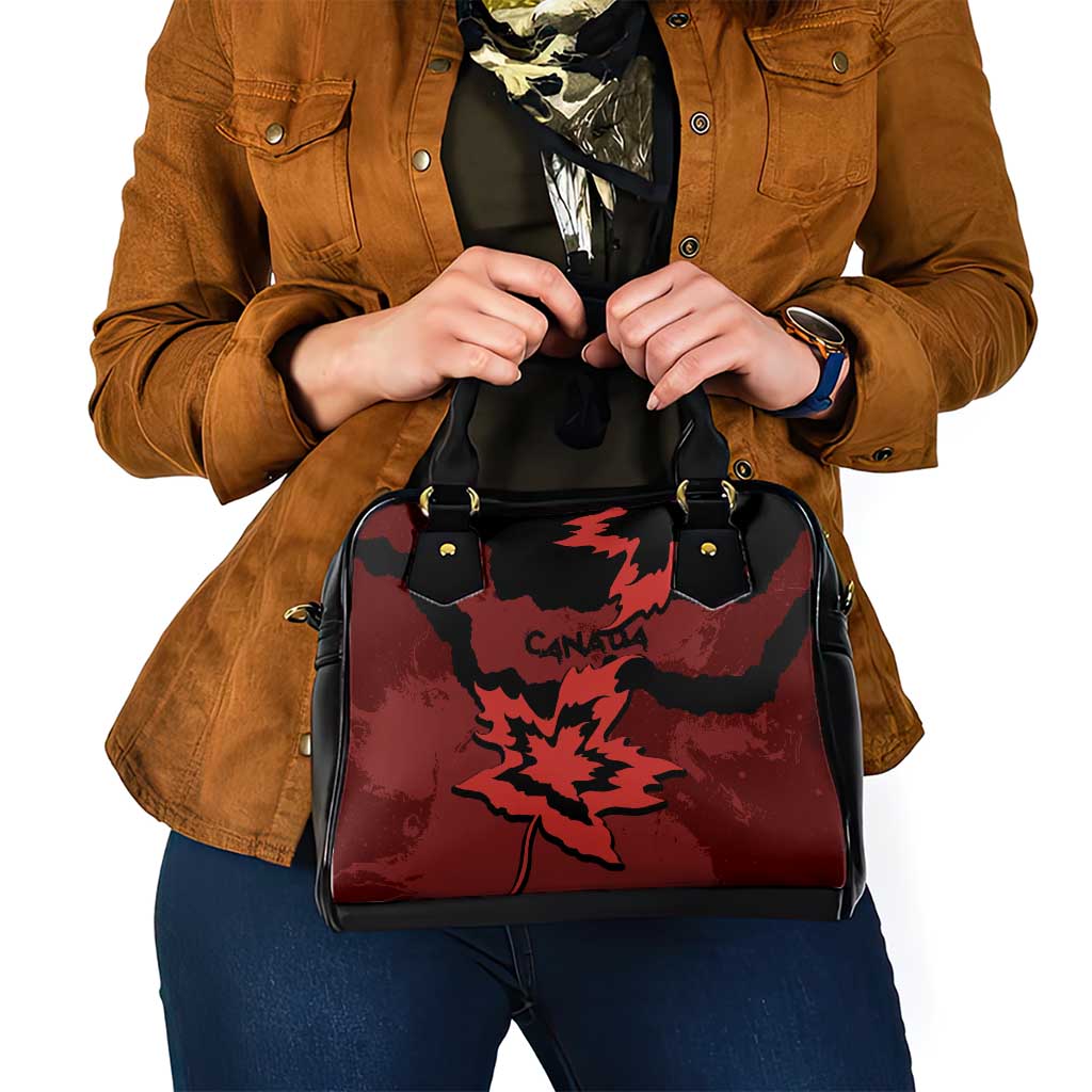 Canada Maple Leaf Shoulder Handbag Unique Style Red Version DT05