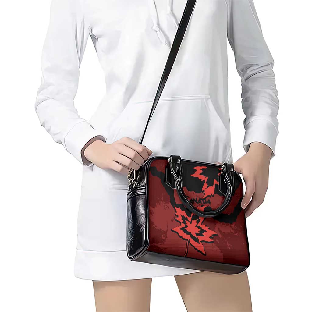 Canada Maple Leaf Shoulder Handbag Unique Style Red Version DT05