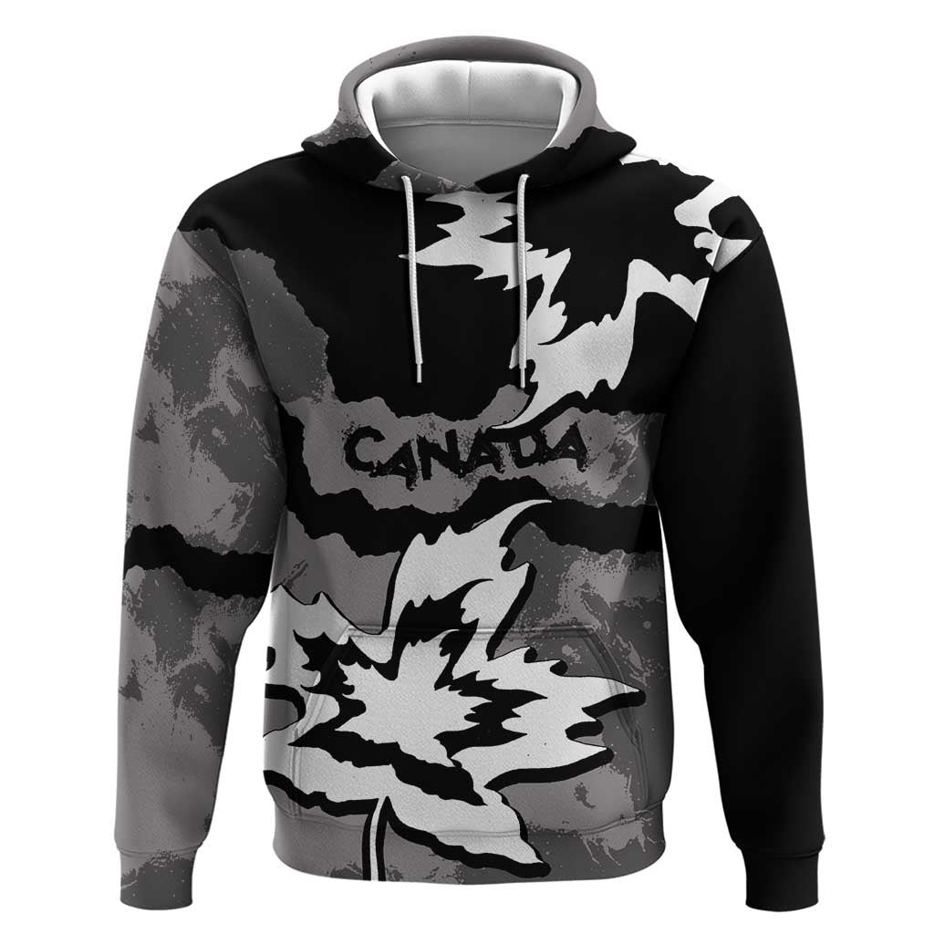 Canada Maple Leaf Hoodie Unique Style Black Version DT05