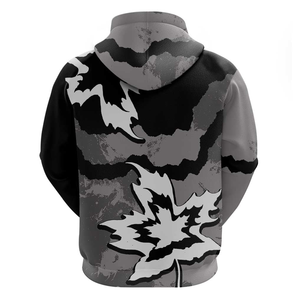 Canada Maple Leaf Hoodie Unique Style Black Version DT05