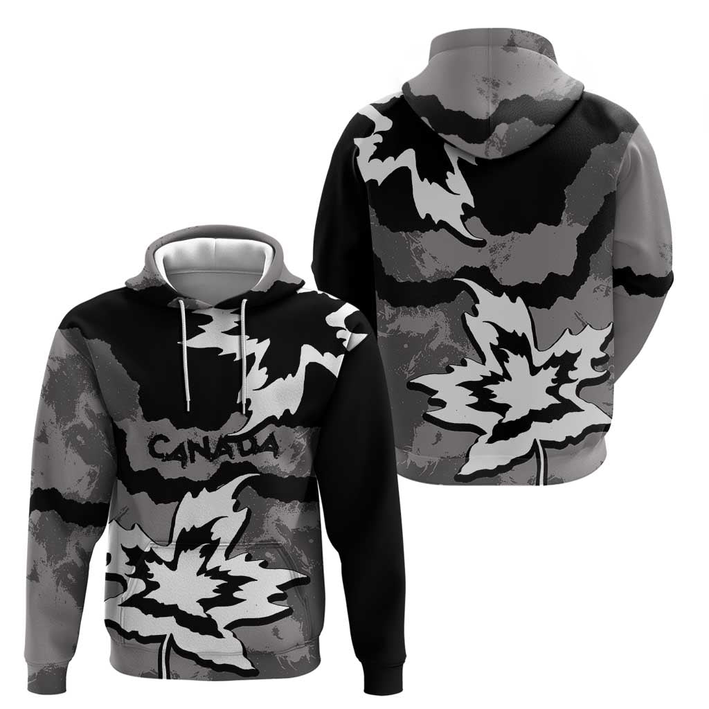 Canada Maple Leaf Hoodie Unique Style Black Version DT05