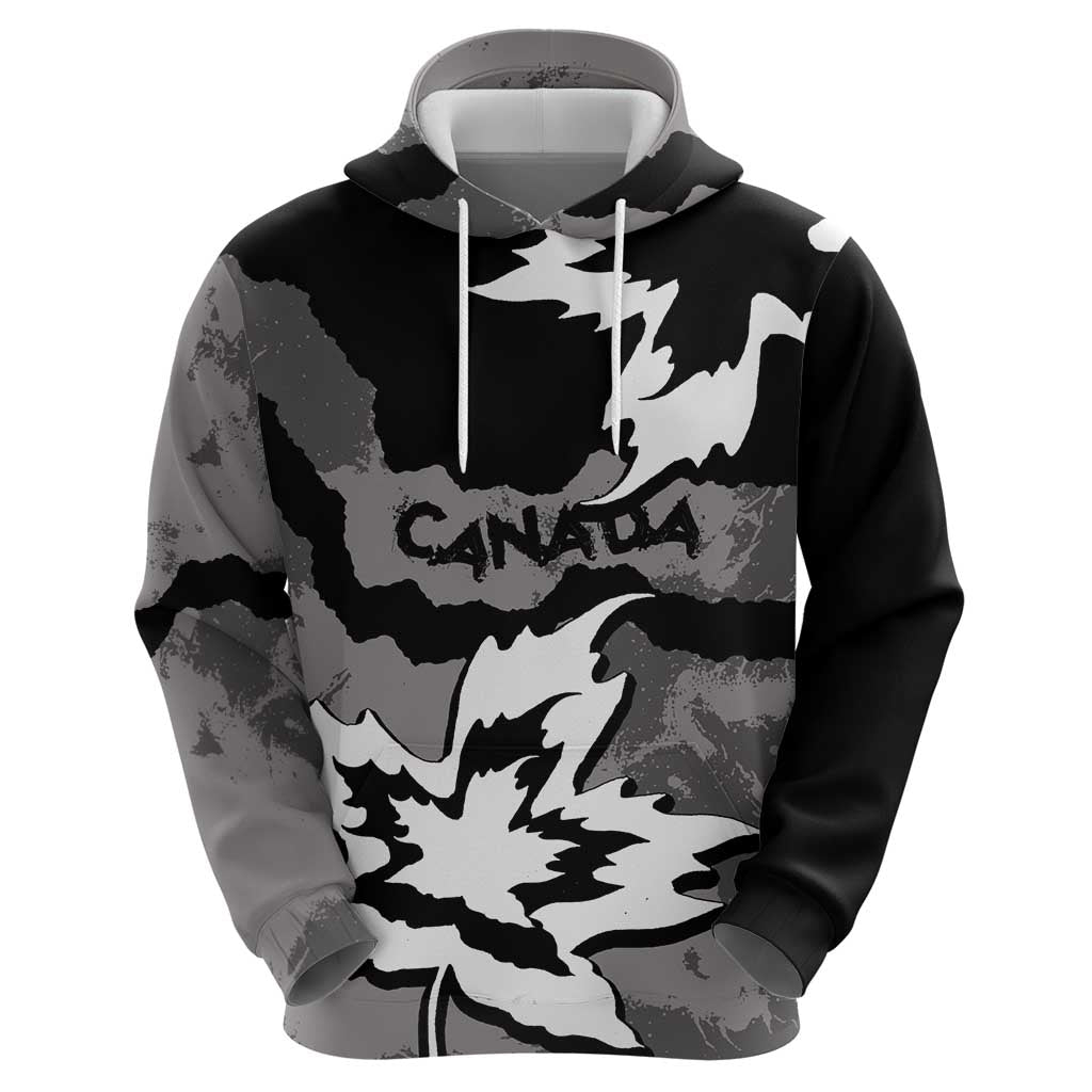 Canada Maple Leaf Hoodie Unique Style Black Version DT05