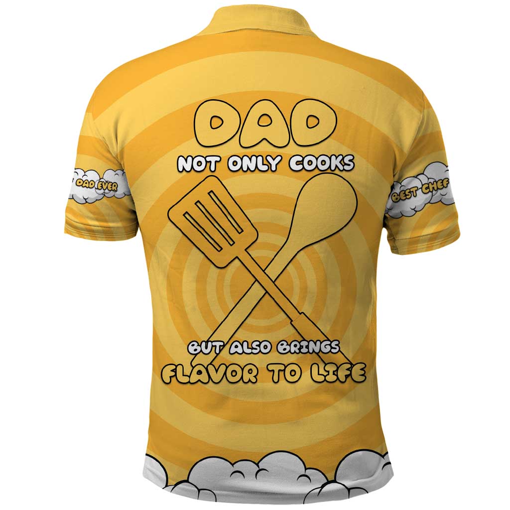 Chef Fathers Day Polo Shirt Dad You're The Master Chef In My Heart DT05