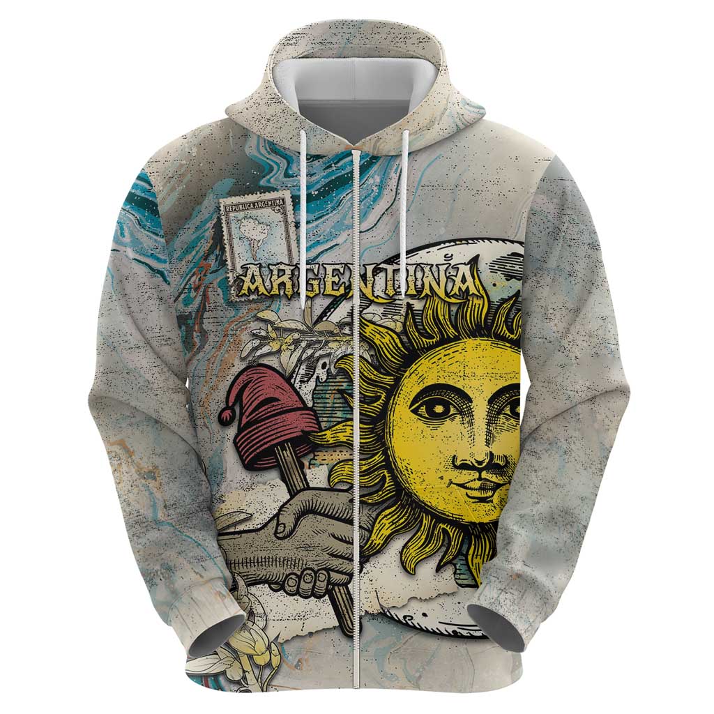Argentina Hoodie Sol De Mayo Retro Style DT05