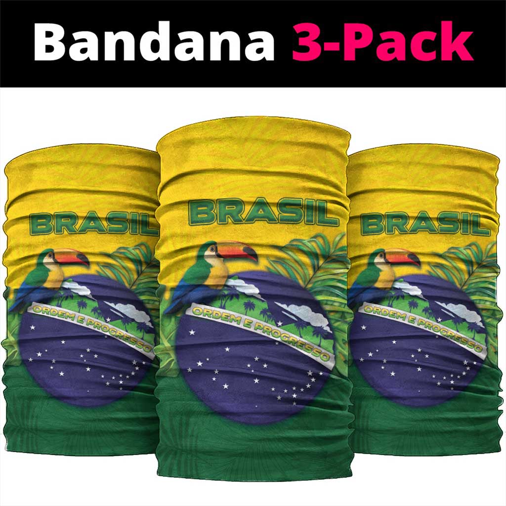 Brazil Neck Gaiter Toco Toucan Tropical Vibes DT05