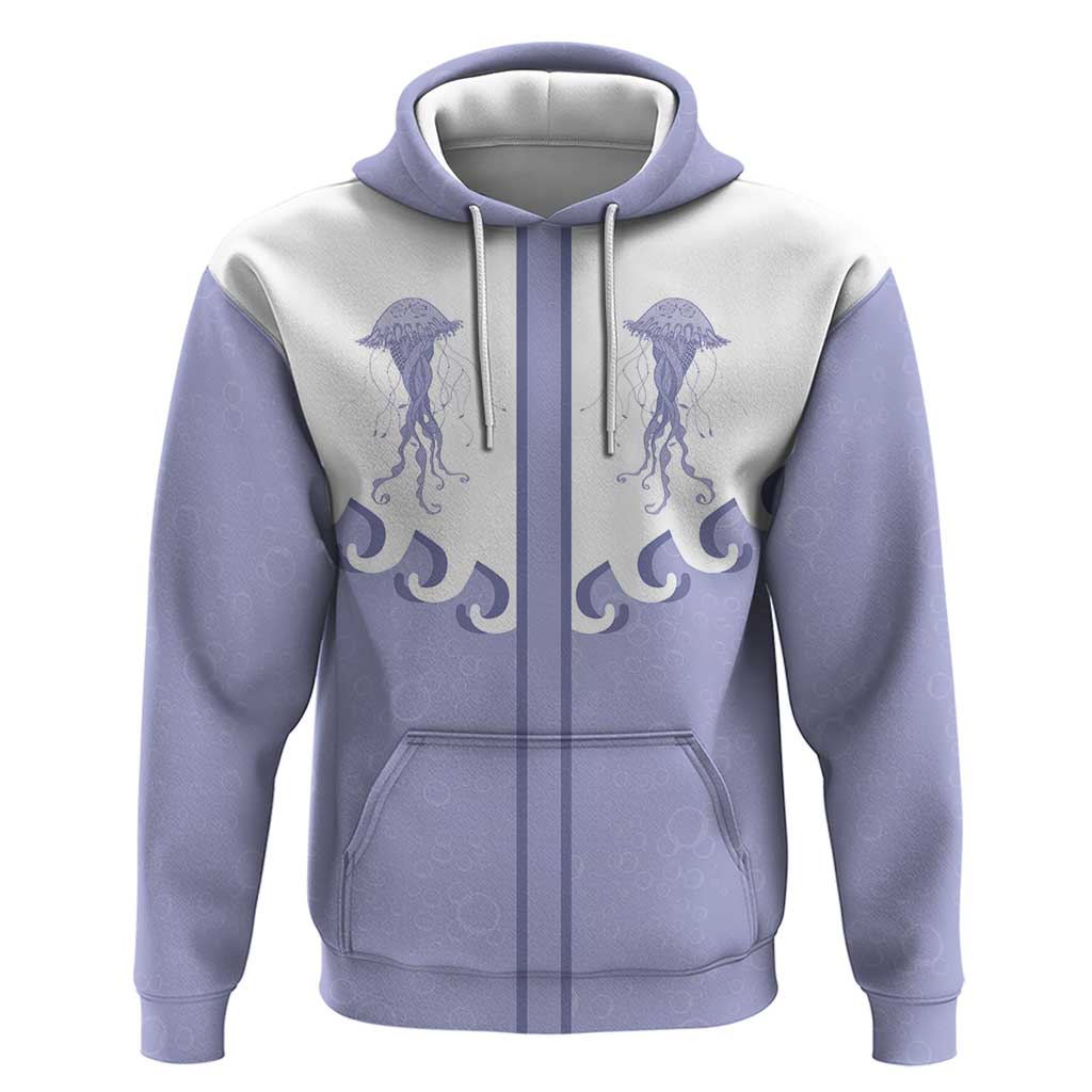 Western Yoke Hoodie Jellyfish And Water Bubbles Cowboy Style DT05