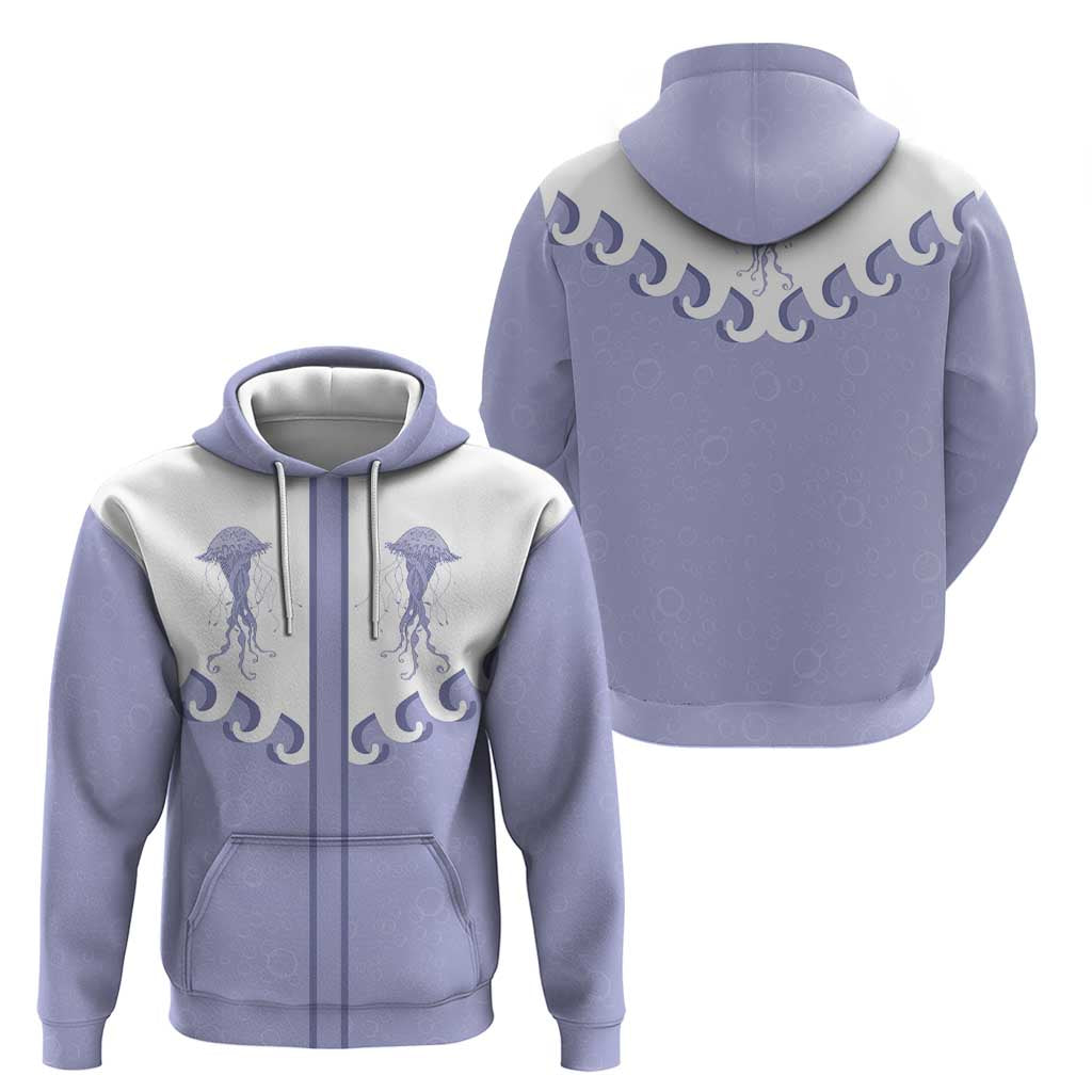 Western Yoke Hoodie Jellyfish And Water Bubbles Cowboy Style DT05