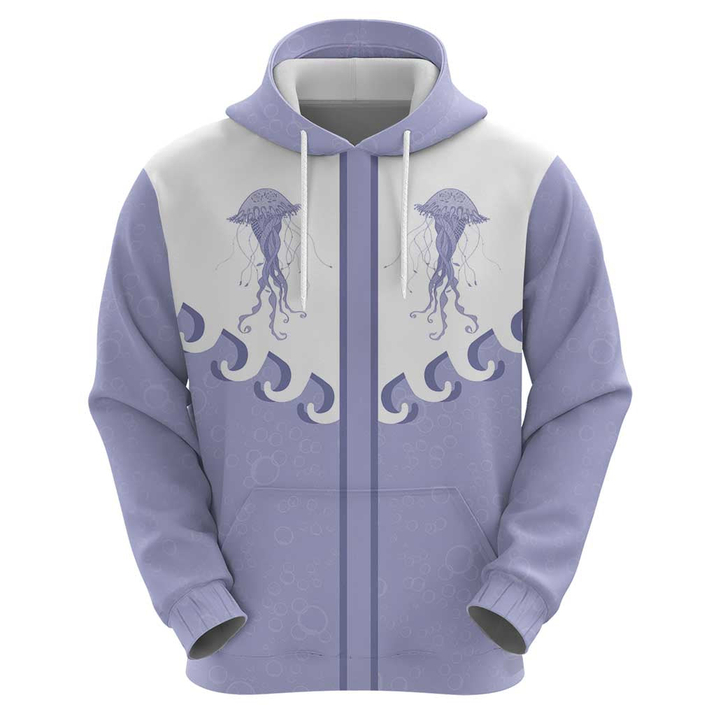 Western Yoke Hoodie Jellyfish And Water Bubbles Cowboy Style DT05