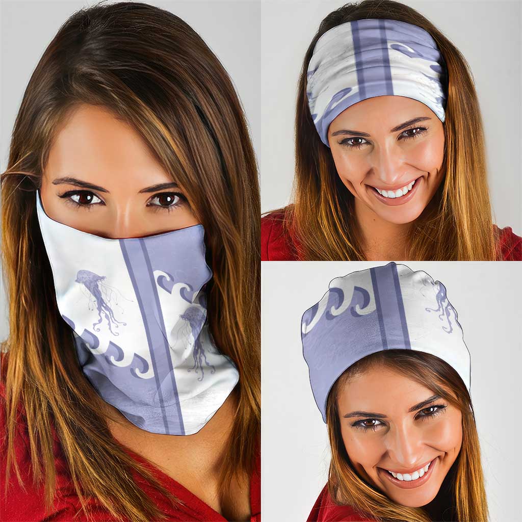 Western Yoke Neck Gaiter Jellyfish And Water Bubbles Cowboy Style DT05