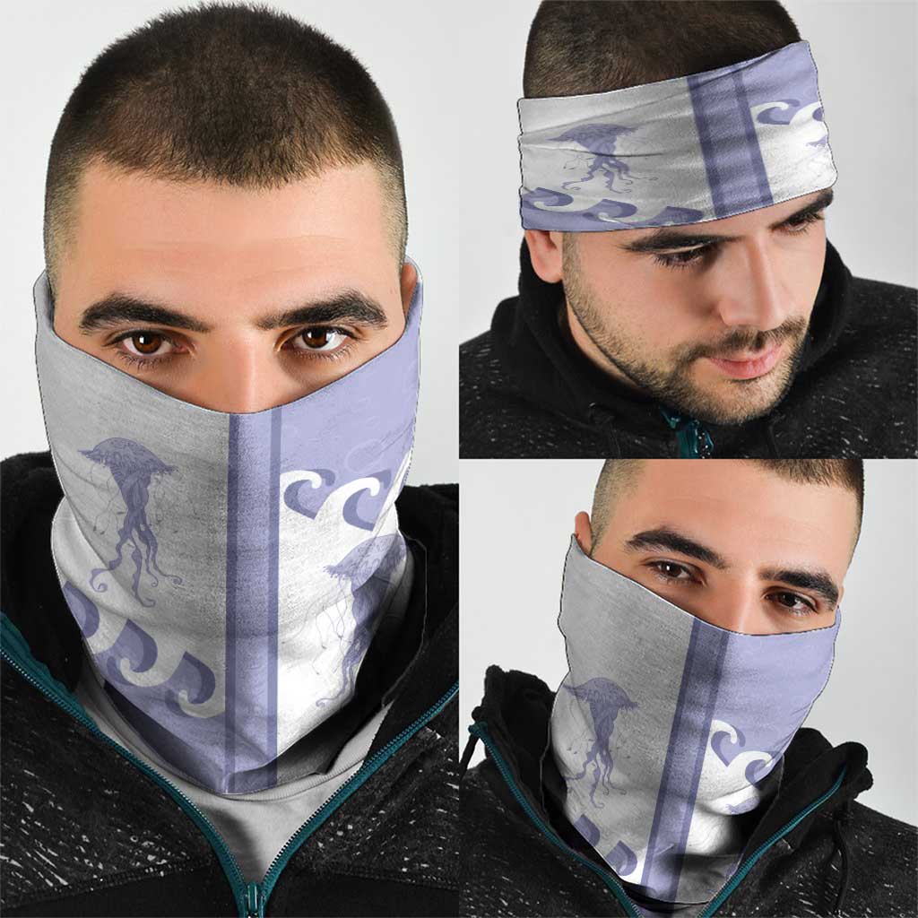 Western Yoke Neck Gaiter Jellyfish And Water Bubbles Cowboy Style DT05