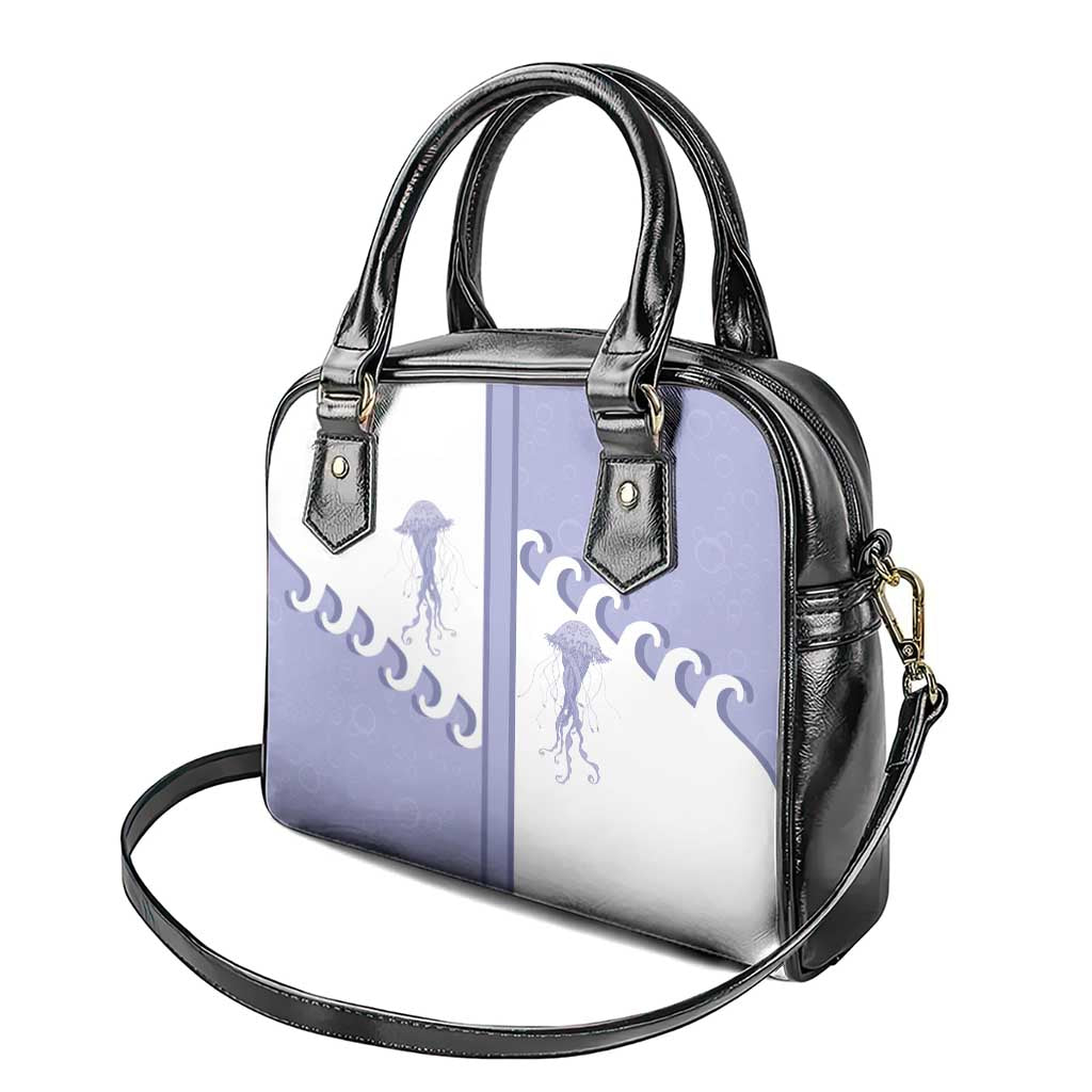 Western Yoke Shoulder Handbag Jellyfish And Water Bubbles Cowboy Style DT05