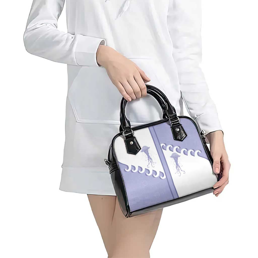 Western Yoke Shoulder Handbag Jellyfish And Water Bubbles Cowboy Style DT05