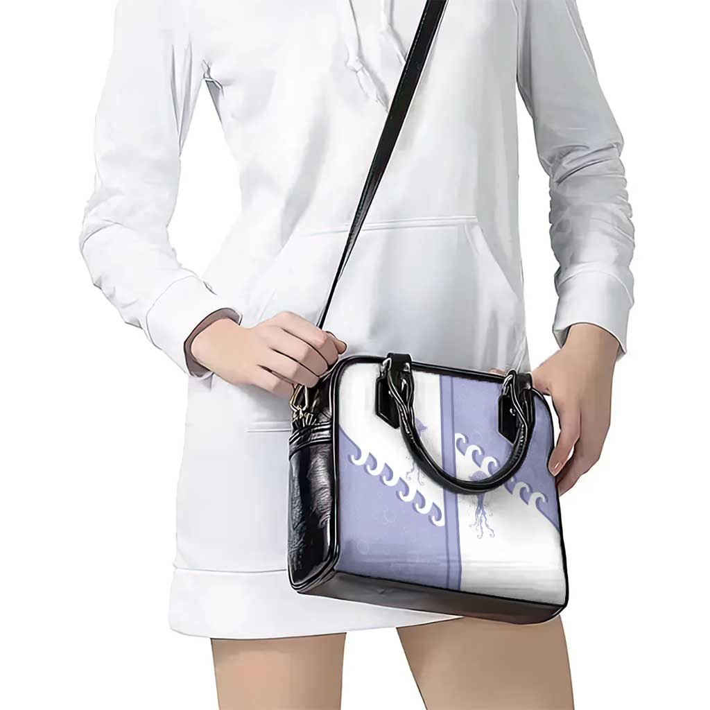 Western Yoke Shoulder Handbag Jellyfish And Water Bubbles Cowboy Style DT05