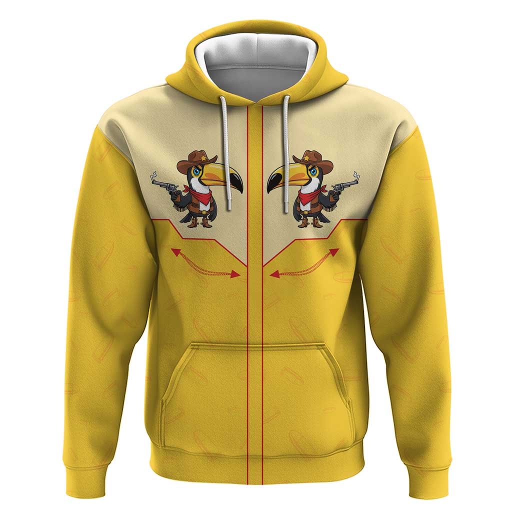 Western Yoke Hoodie Toucan Cowboy Style DT05