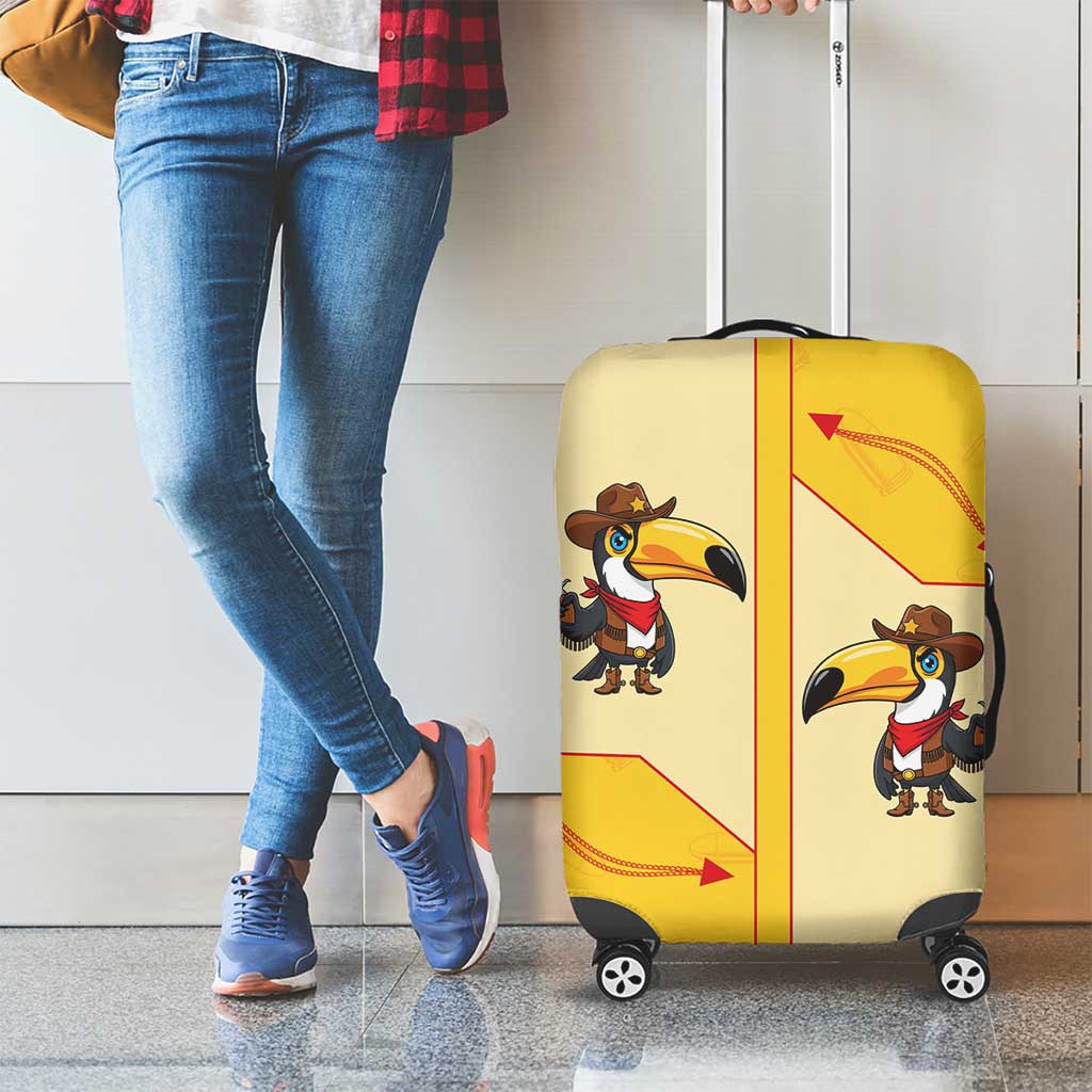 Western Yoke Luggage Cover Toucan Cowboy Style DT05