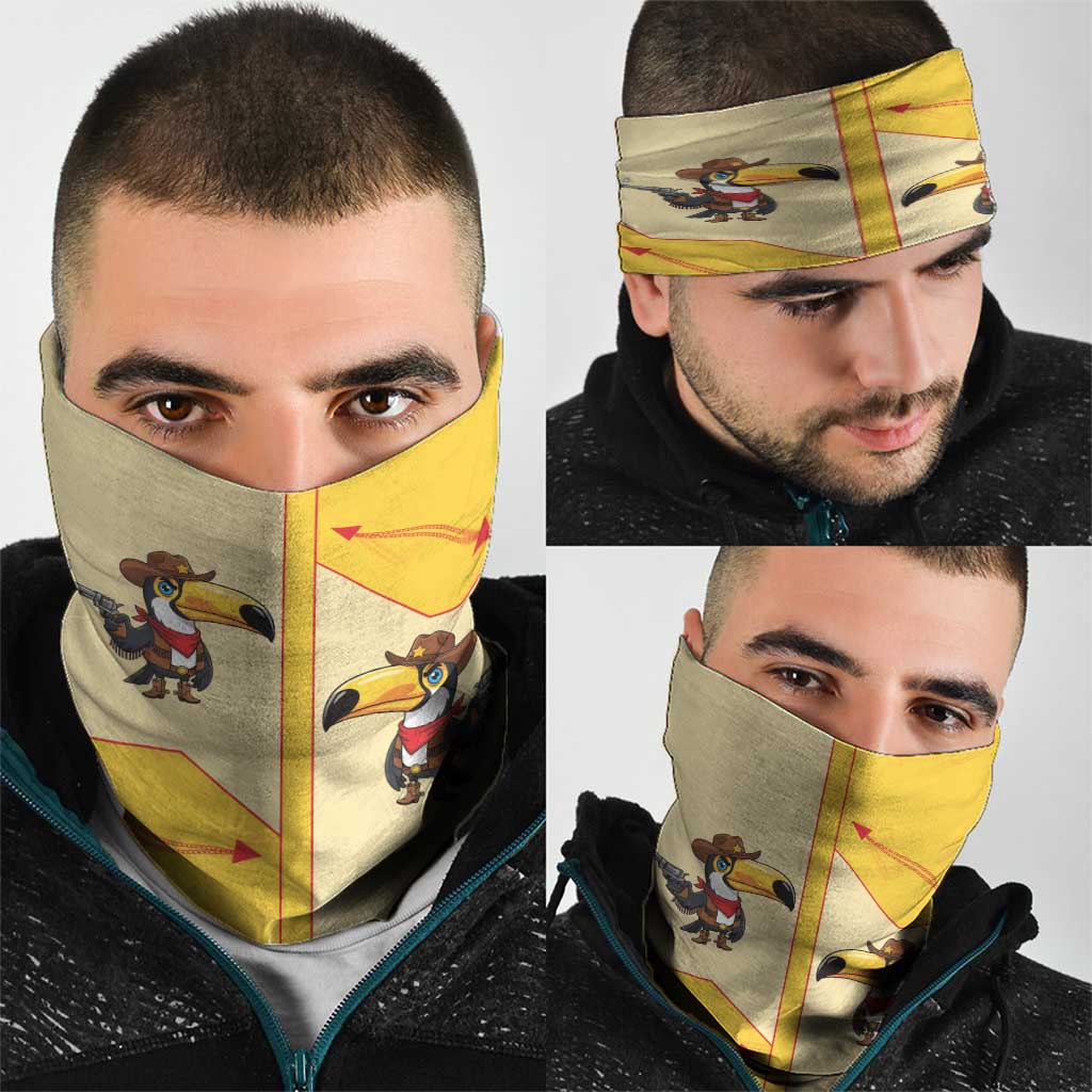 Western Yoke Neck Gaiter Toucan Cowboy Style DT05