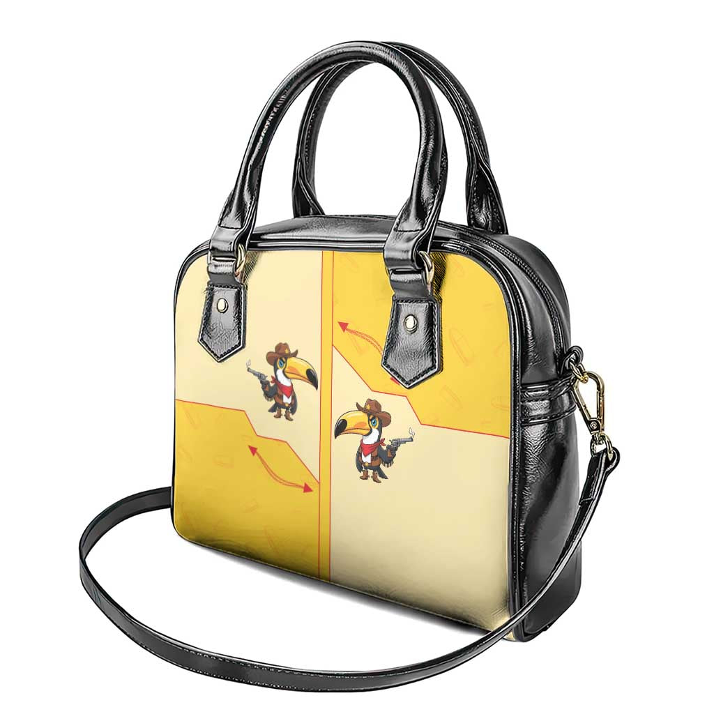 Western Yoke Shoulder Handbag Toucan Cowboy Style DT05