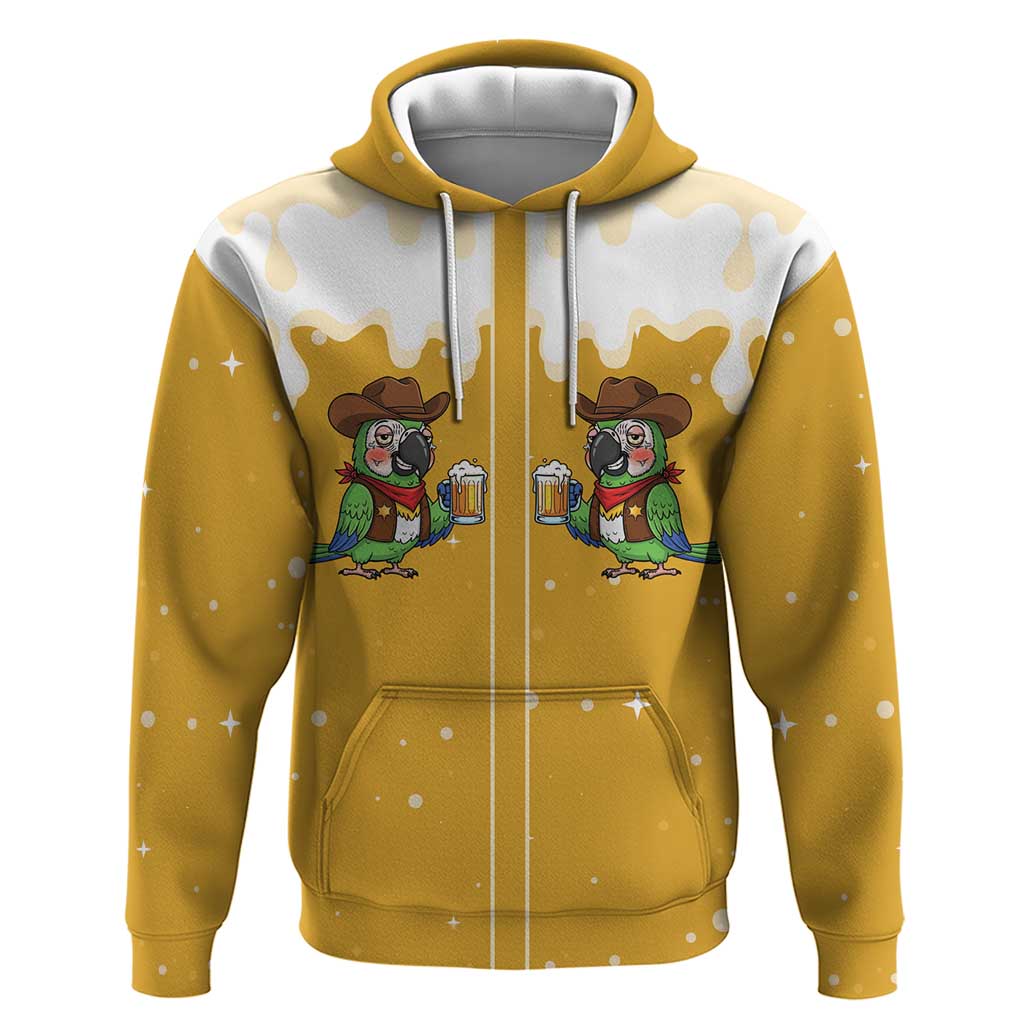 Western Yoke Hoodie Drunk Parrot Cowboy Style DT05