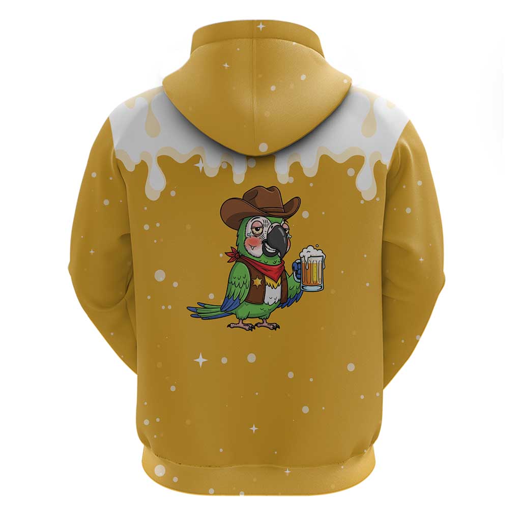 Western Yoke Hoodie Drunk Parrot Cowboy Style DT05