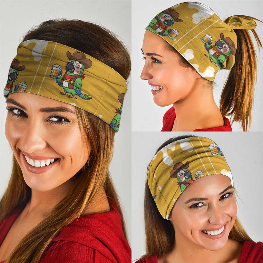 Western Yoke Neck Gaiter Drunk Parrot Cowboy Style DT05