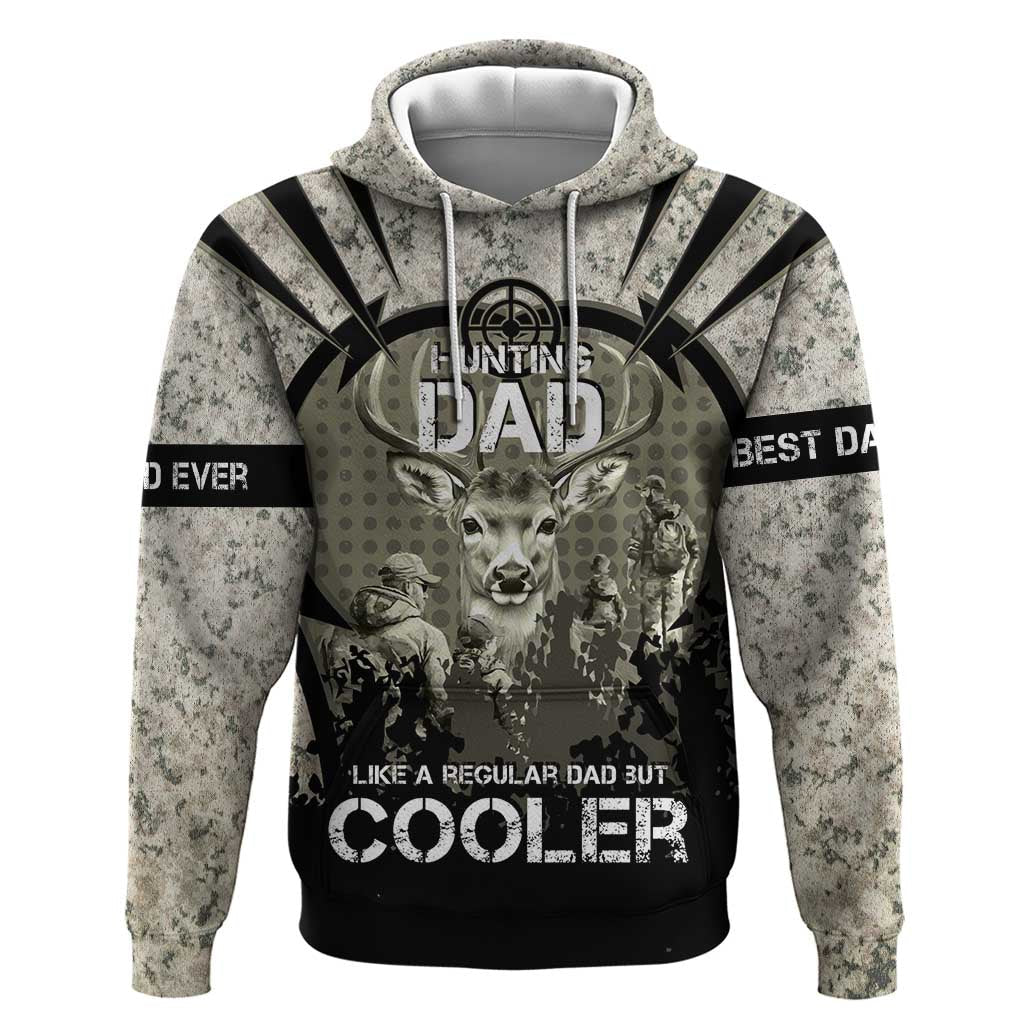Deer Hunting Fathers Day Hoodie Best Dad Ever DT05