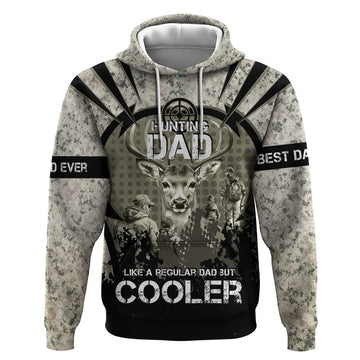 Deer Hunting Fathers Day Hoodie Best Dad Ever DT05