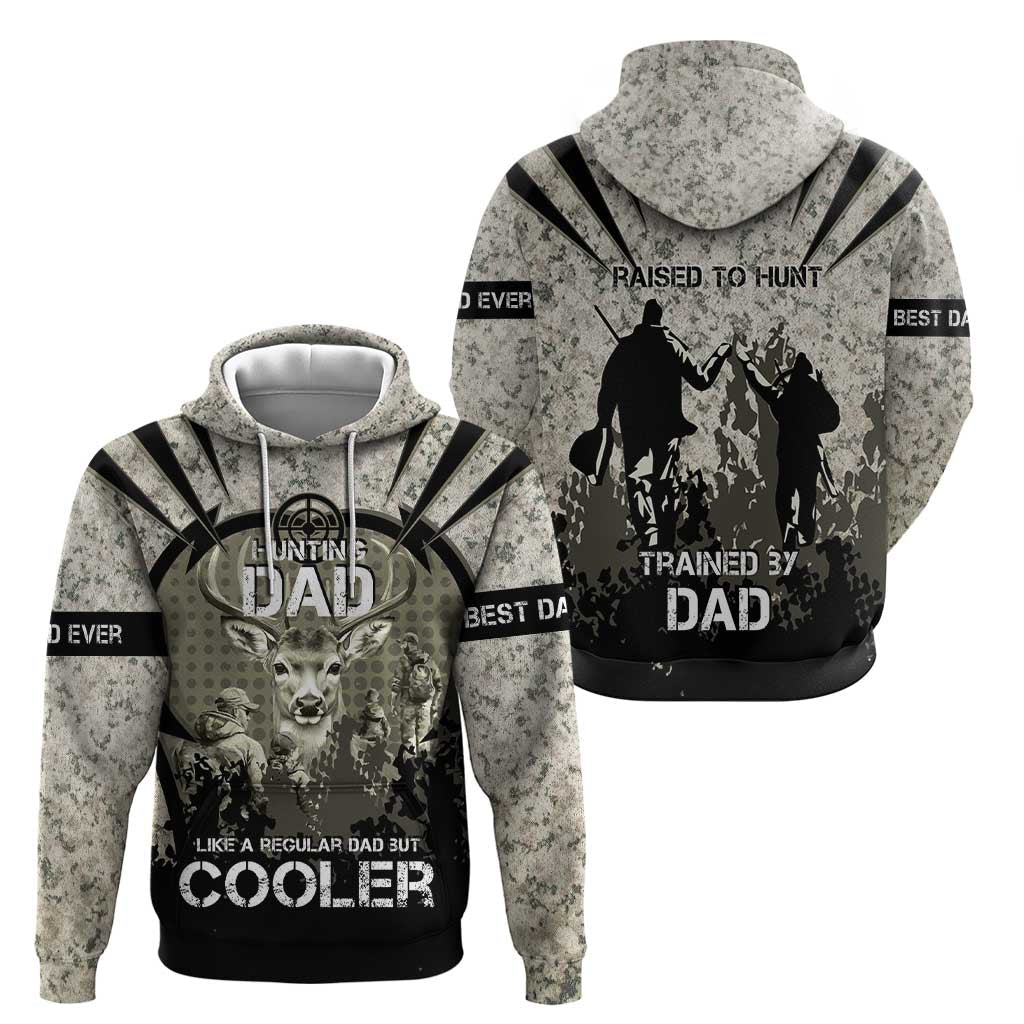 Deer Hunting Fathers Day Hoodie Best Dad Ever DT05