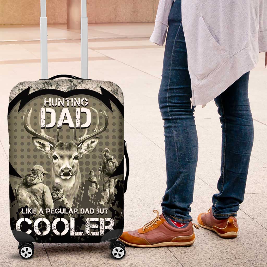 Deer Hunting Fathers Day Luggage Cover Best Dad Ever DT05