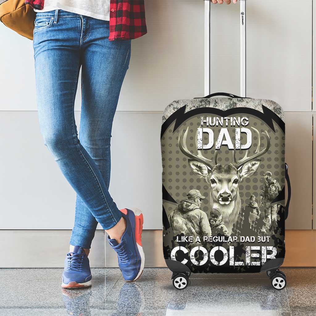 Deer Hunting Fathers Day Luggage Cover Best Dad Ever DT05