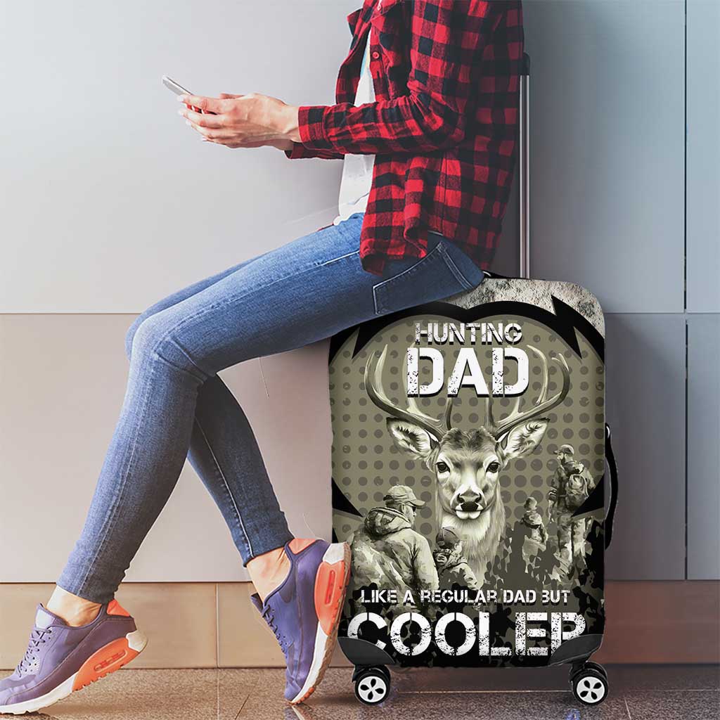 Deer Hunting Fathers Day Luggage Cover Best Dad Ever DT05