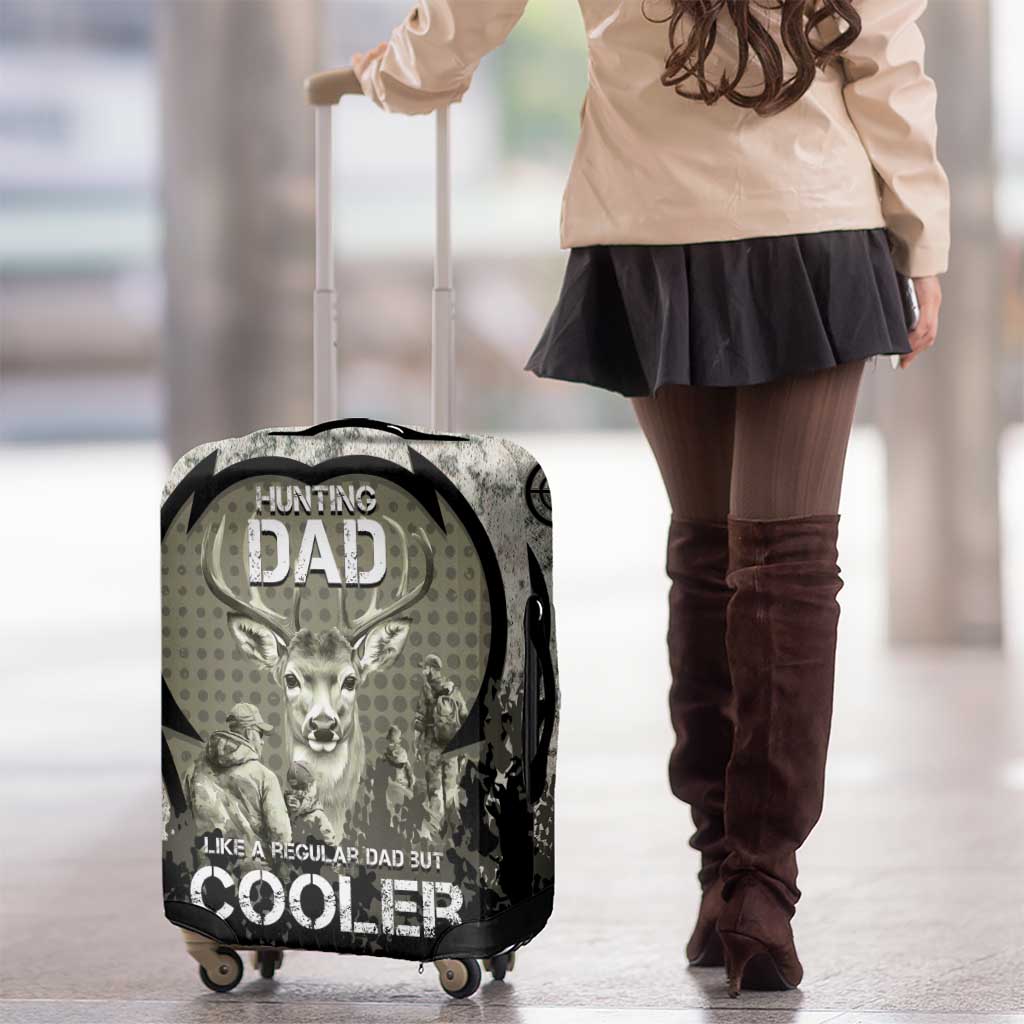 Deer Hunting Fathers Day Luggage Cover Best Dad Ever DT05