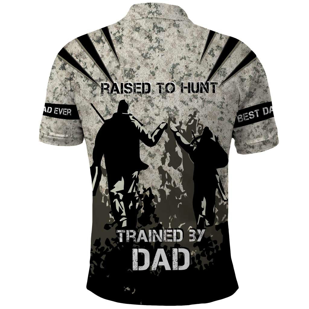 Deer Hunting Fathers Day Polo Shirt Best Dad Ever DT05