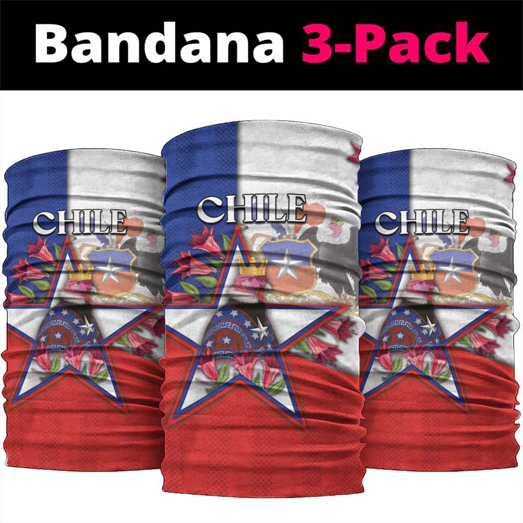 Chile Neck Gaiter Andean Condor With Chilean Bellflower DT05