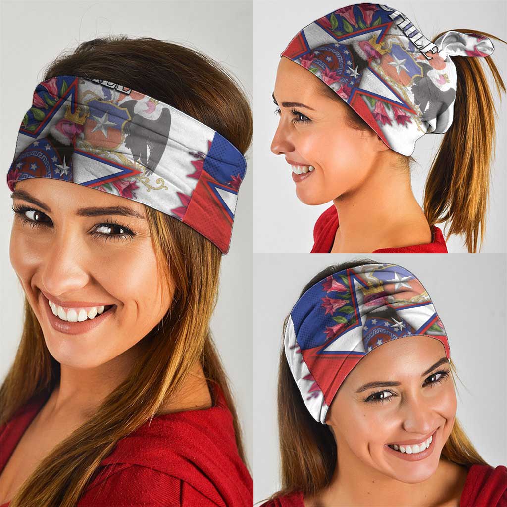 Chile Neck Gaiter Andean Condor With Chilean Bellflower DT05