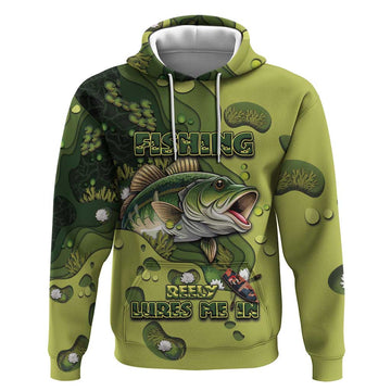 Personalized Fishing Hoodie Reely Lures Me In DT05