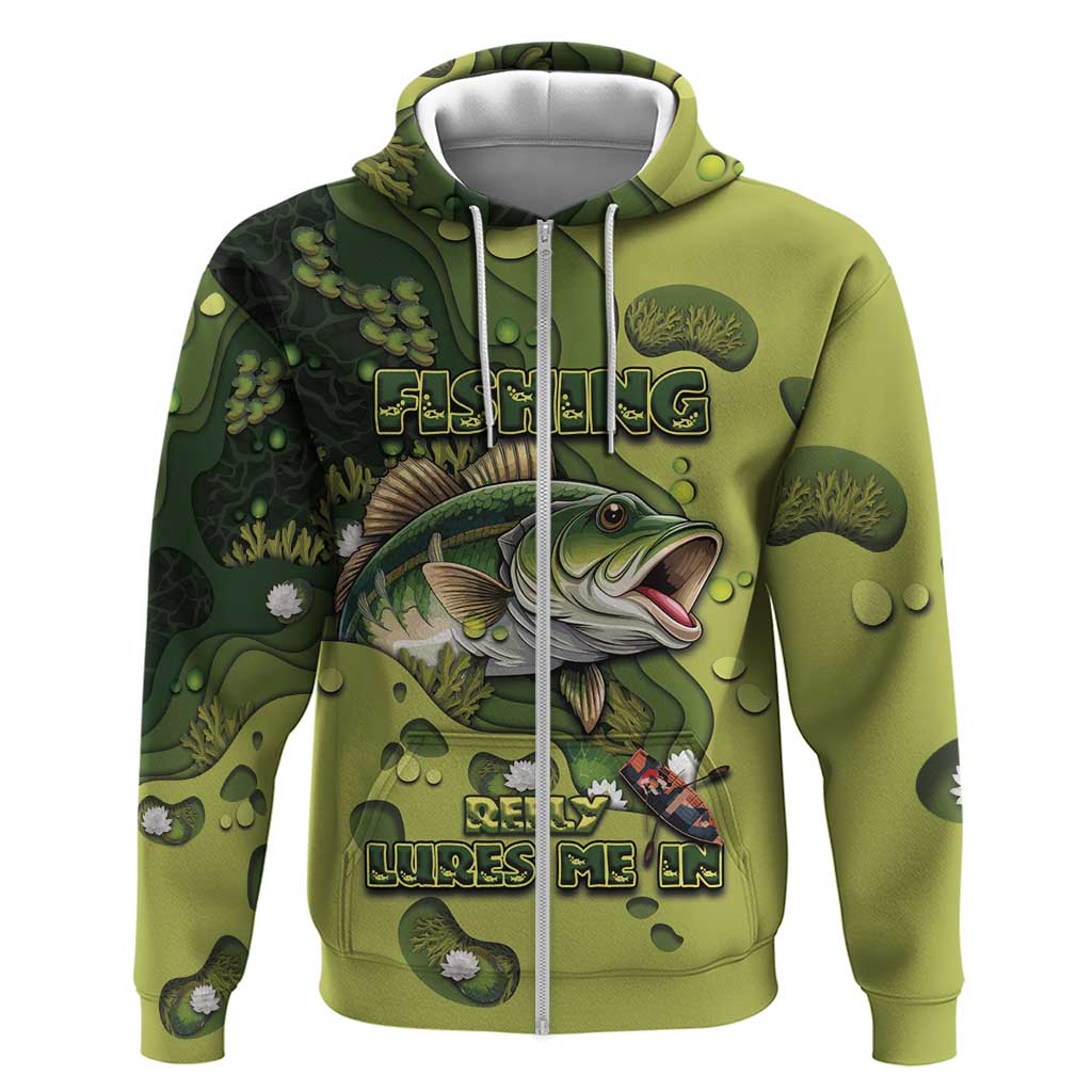 Personalized Fishing Hoodie Reely Lures Me In DT05