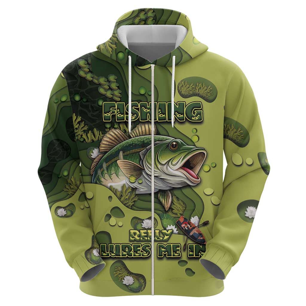 Personalized Fishing Hoodie Reely Lures Me In DT05