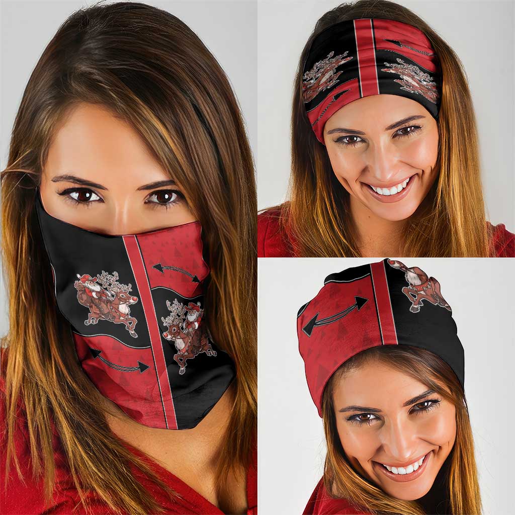 Western Yoke Neck Gaiter Santa Cowboy Style DT05