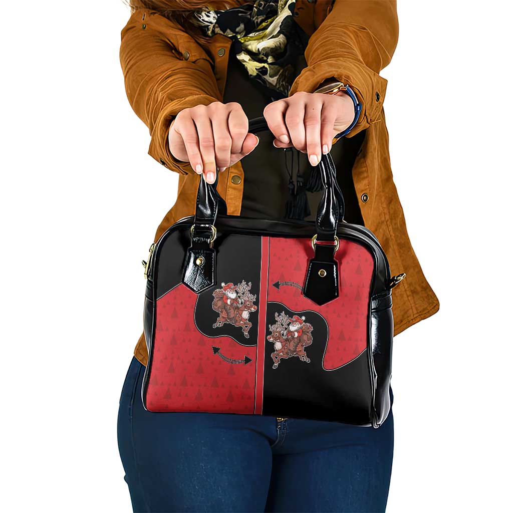 Western Yoke Shoulder Handbag Santa Cowboy Style DT05
