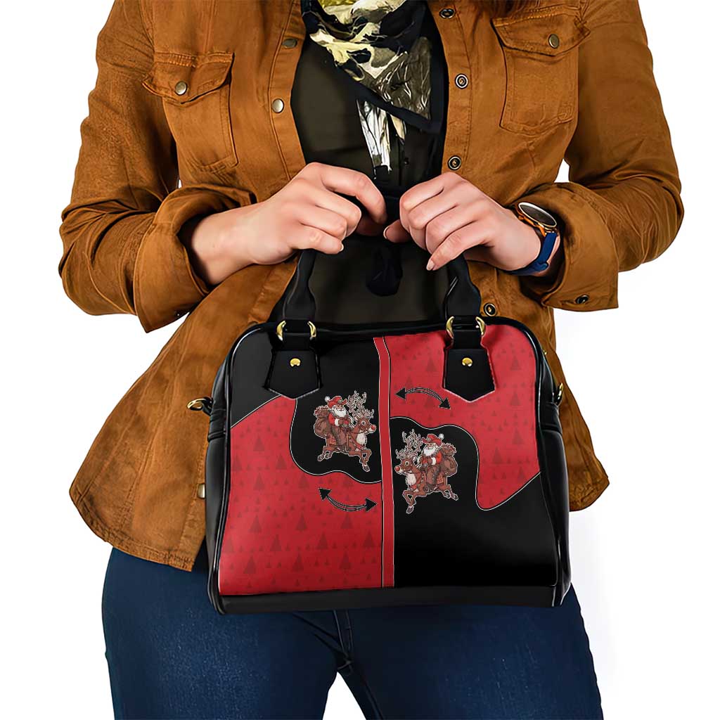 Western Yoke Shoulder Handbag Santa Cowboy Style DT05