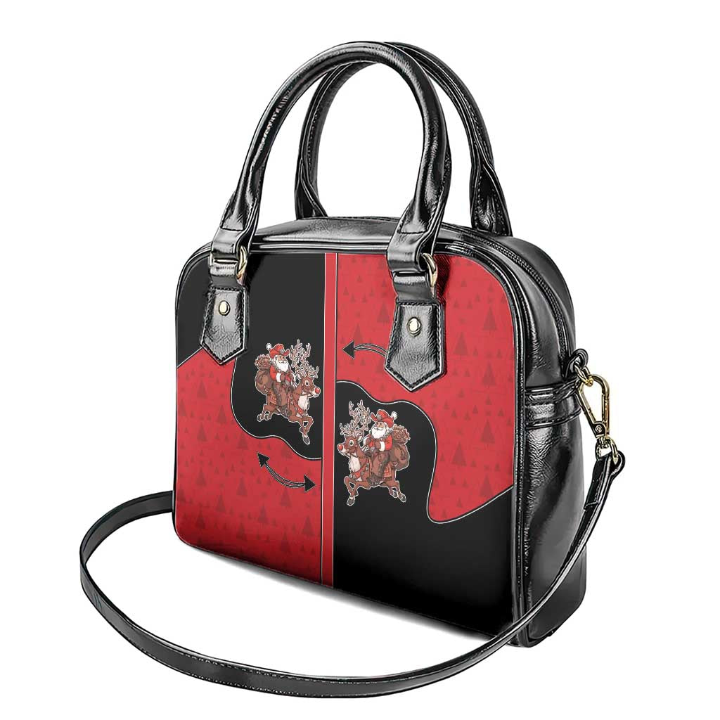 Western Yoke Shoulder Handbag Santa Cowboy Style DT05