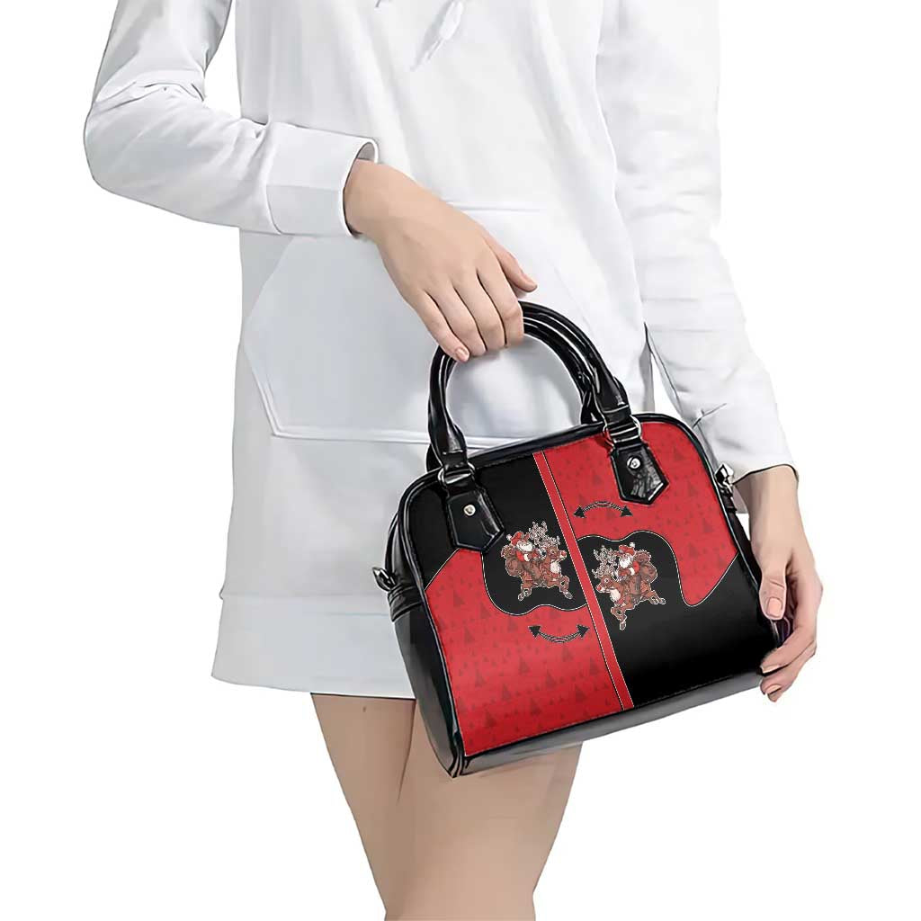 Western Yoke Shoulder Handbag Santa Cowboy Style DT05