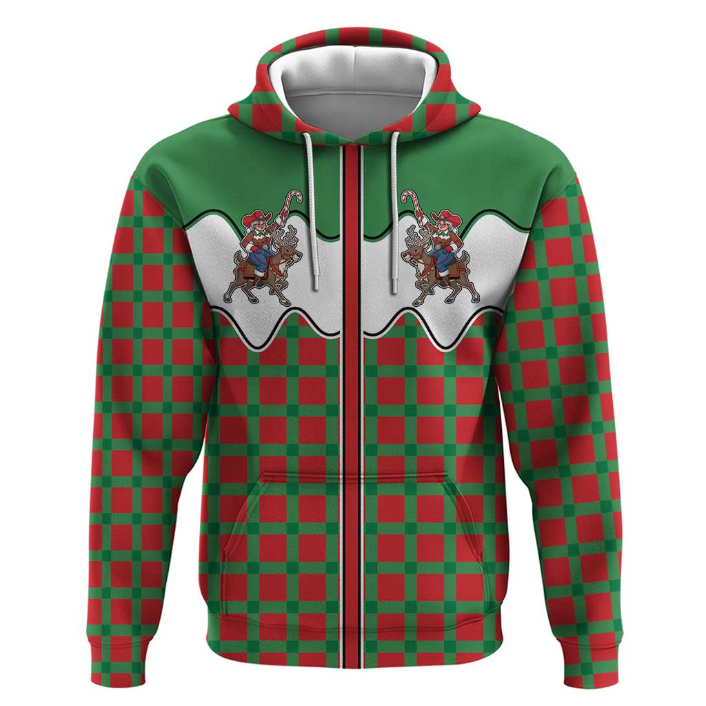 Western Yoke Hoodie Mrs Claus Cowgirl Style DT05