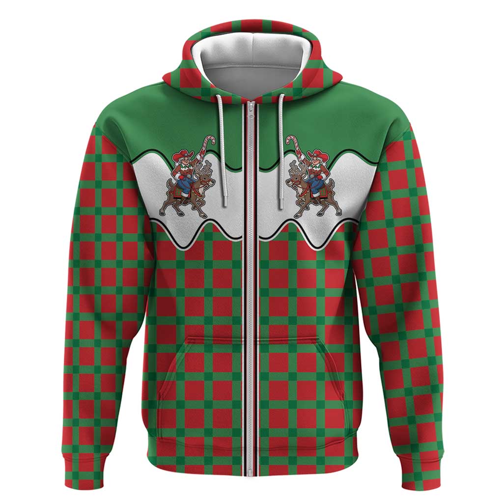 Western Yoke Hoodie Mrs Claus Cowgirl Style DT05
