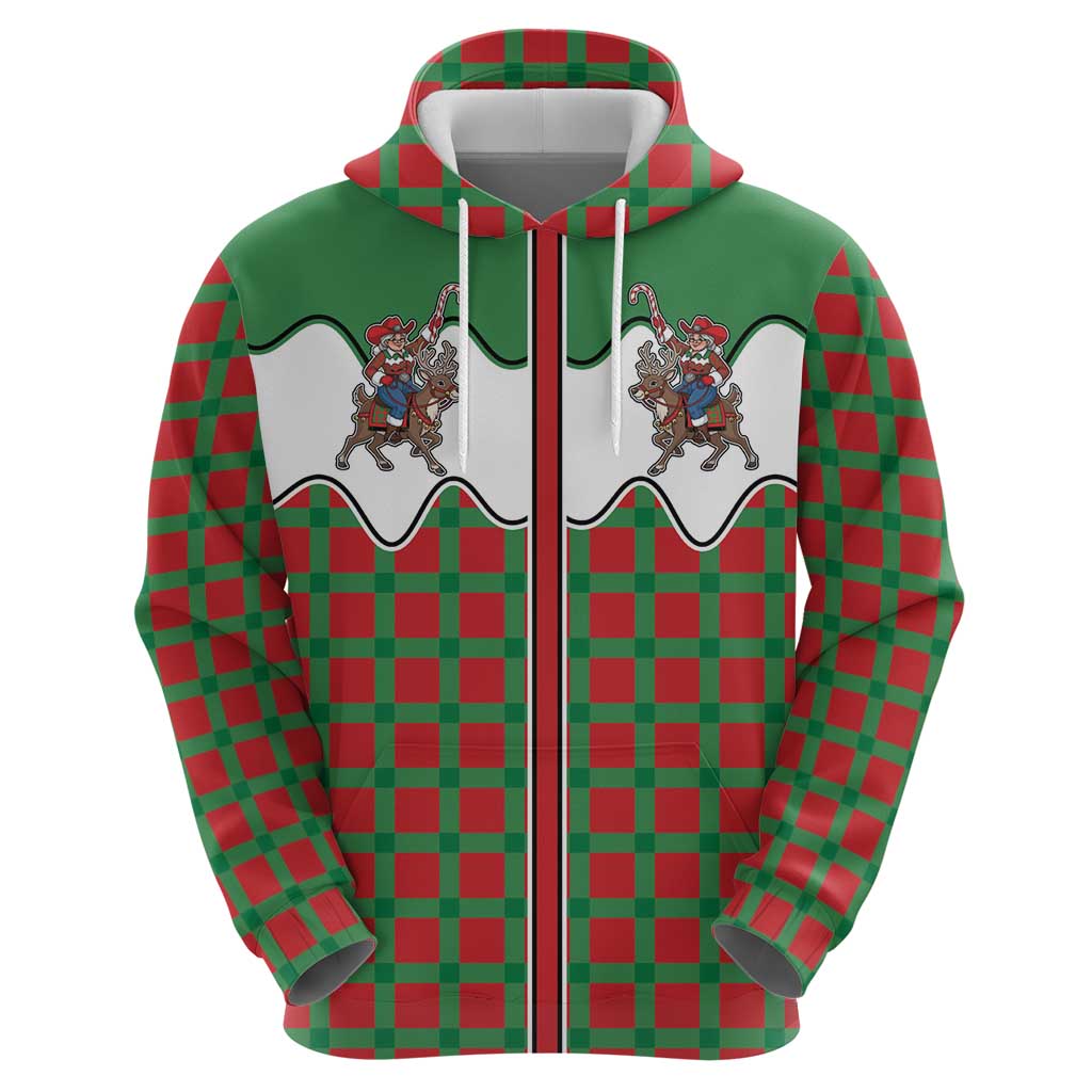 Western Yoke Hoodie Mrs Claus Cowgirl Style DT05