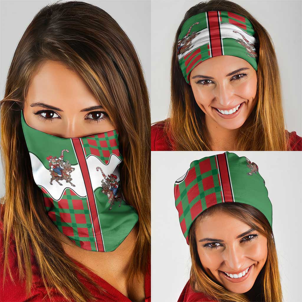 Western Yoke Neck Gaiter Mrs Claus Cowgirl Style DT05